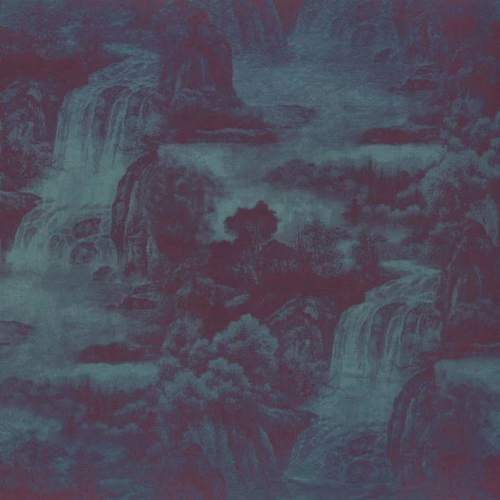 Bleu orage / lie de vin