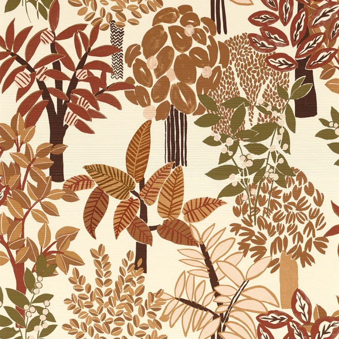 Blanc/terre de sienne